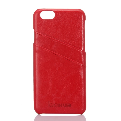 leeHUR Couro Telefone Genuine protetor de tela caso capa protetora Shell + para 4,7 polegadas do iPhone 6 6S Eco-friendly material moda portátil ultrafinos Anti-zero Anti-pó Durable