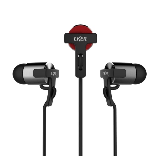 

LKER i6 Headsets Headphone 3.5mm Earphone Piston In-ear with Earbud Listening Music for 6s iPhone 6s Plus Xiaomi Smartphone Answer Phone Switching Songs