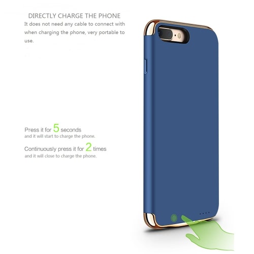 

New Portable Charging Smart Wireless Ultra-thin Rechargable Power Bank External Backup Battery Back Clip Case Cover 3500mAh for iP