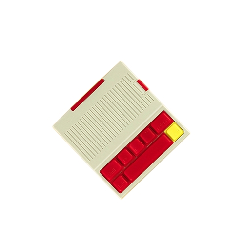

Портативный Power Bank сбрасывает напряжение Vintage Keyboard Внешняя телефонная зарядка для iPhone и более красная