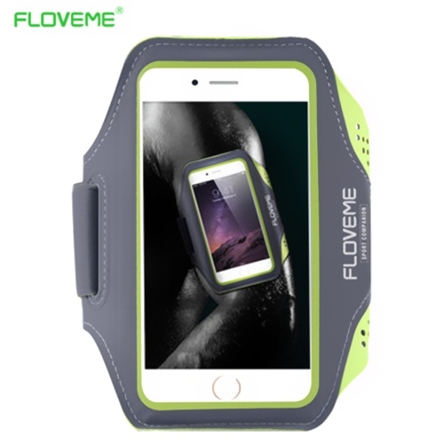 

FLOVEME Sport Armband Phone Case for iPhone 6/6S/7 Outdoor Water-resistant Running Fitness Adjustable Belt with Key Slot