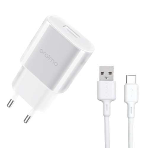 

Oraimo OCW-E65S+C53 Charger kit 2A Fast Charging