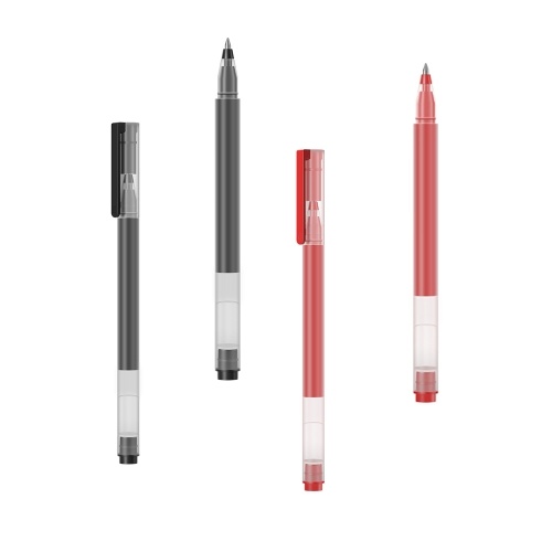 

10 Pcs Xiaomi Gel Pen Red 0.5mm Refill Neutral Pen Smooth Writing Signature Pen Student Supplies Office Stationery