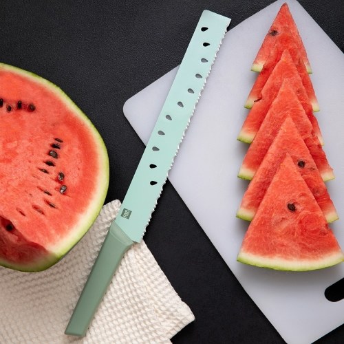 

HUOHOU 3Pcs/Set Stainless Steel Kitchen Knife Set PP Handle Fruit Serrated Knife With Knife Cover Kitchen Tools Portable Kitchen Cutter
