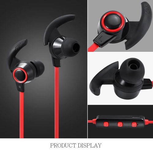

H6 Business Sport Earphone In-ear Wireless Stereo BT4.1 Running Headphone Headset Hands-free Pair/Off/On Receive/Hang Music Play/Pause Volume +/- for iPhone X Samsung S8+ Note8