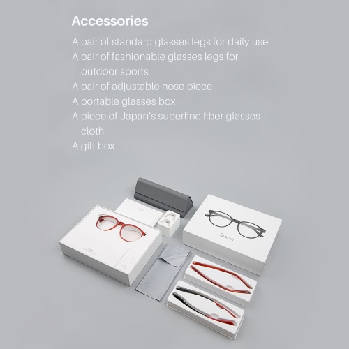 Roidmi Qukan W1 Anti-blue Light Lenses Self-tint Glasses UV-blocking Outdoor Eye-protector Indoor Fashion Modular Design for Playi