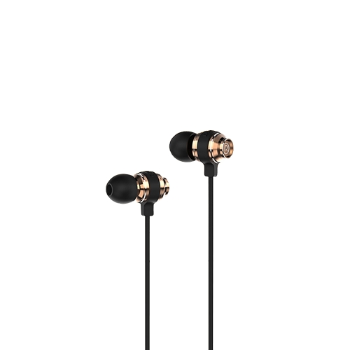 

V10S BAYASOLO Stereo In-Ear Earphone 3.5mm Jack Wired Earbud Volume Control Hands-free Call Headset for Smartphones