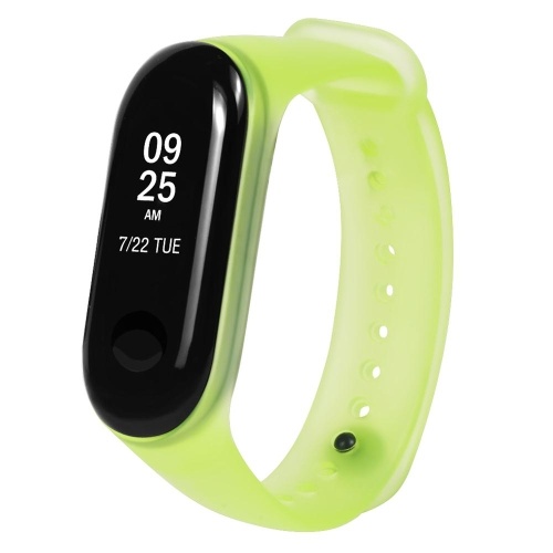 Bande de montre bracelet bracelet de remplacement coloré translucide portable remplaçable pour XIAOMI MI Band 3