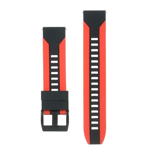 

22mm Watch Band Soft Silicone Quick-Release Strap with Buckle Breathable Watchband Wristband Compatible with 22mm Smart/Traditional Watch