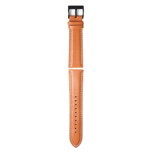 

22mm Genuine Leather Band Quick Release Smart Watch Strap with Buckle Adjustable Wristband for Smart Watch with 22mm Band Width