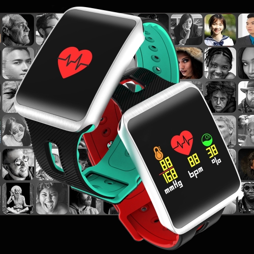 

TF1 Smart Band OLED Touch Screen Motion Heart Rate Blood Pressure Sleep Monitoring Smart Bracelet Calls & Apps Reminder 100mAh Long-lasting Battery