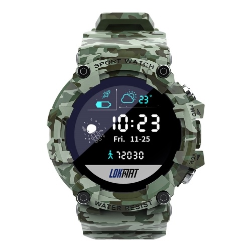 

LOKMAT SKY Smart Sports Watch 1.28-Inch Full Circle Full-Touch Screen 4G Full Netcom SOS One-Key Call 0.3MP Camera 3-Meter Waterproof Multiple Sports Mode Strong Endurance Massive Dials