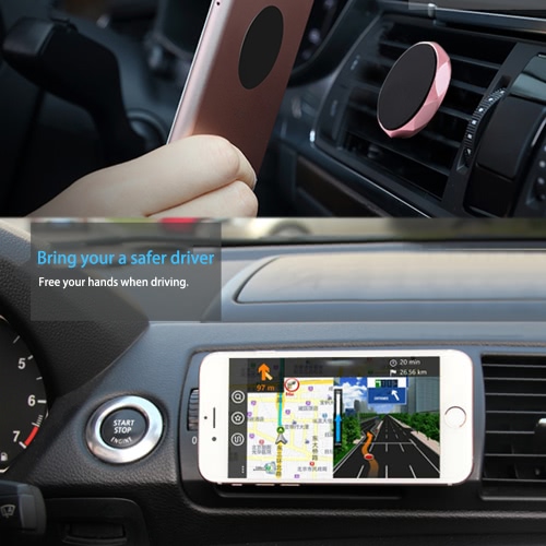 

Mini Universal Air Vent Magnetic Car Mount Holder Mobile Phone Smartphone Dock GPS Stand for iPhone 7 5s 6s Plus Samsung