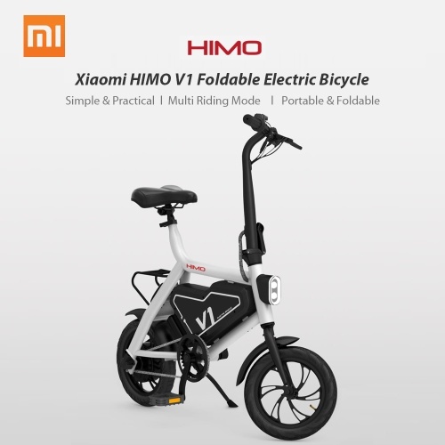 

Xiaomi HIMO V1 Foldable Bicycle Portable Moped Electric Bike Folding Multi-mode Riding 250W 30KM 100KG Max Load