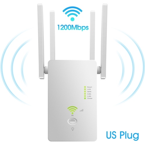 

AC1200 Mbps Wireless Access Point Long Range Extender WiFi Repeater