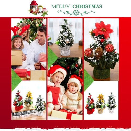 

20CM Christmas Tree Mini Desktop Christmas Decorations Children's DIY Christmas Ornaments