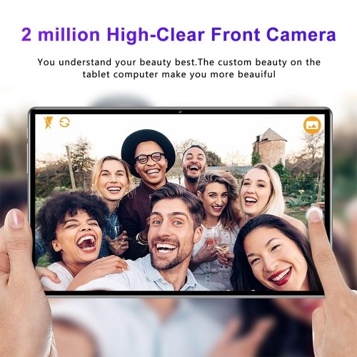 

E70 Pro Android 13 Tablet 10.1in High-Clear Screen Octa-Core Processor 8GB+128GB Dual Camera 6500mAh Battery Powerful Performance Tablet