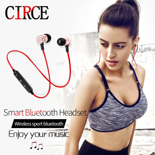 

S6-6 Wireless Headset HD Stereo Sound BT 4.1 Earphone Headphones Earphone Sport BT Headphone for iPhone Android
