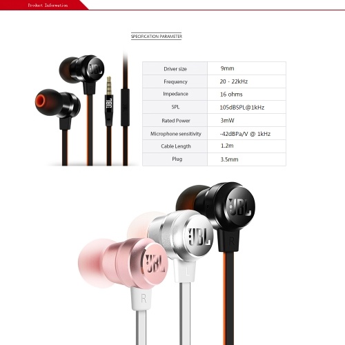 

JBL T280A+ In Ear Headphones