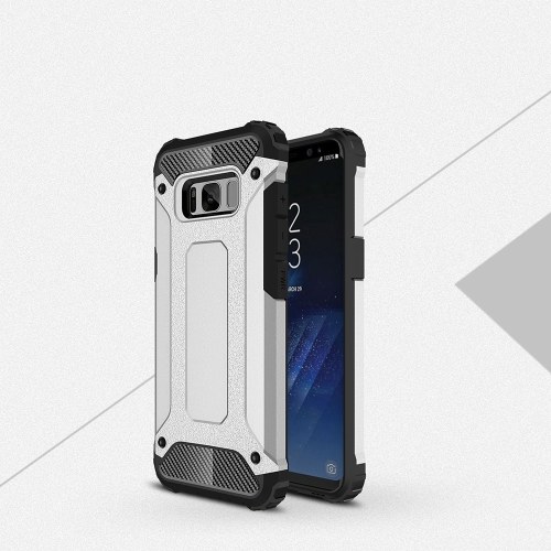 

Для Samsung Galaxy S8 Case Slim Fit Dual Layer Hard Back Cover Bumper Защитный амортизатор и противоскользящий корпус для защиты от царапин 5.8 inch