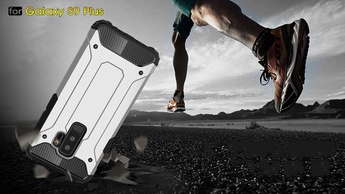 

For Samsung Galaxy S9 Plus Case Slim Fit Dual Layer Hard Back Cover Bumper Protective Shock-Absorption & Skid-proof Anti-Scratch Case 6.2 inch