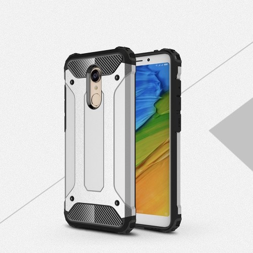 For Xiaomi Redmi 5 Plus Case Slim Fit Dual Layer Hard Back Cover Bumper Protective Shock-Absorption & Skid-proof Anti-Scratch Case 5.99 inch