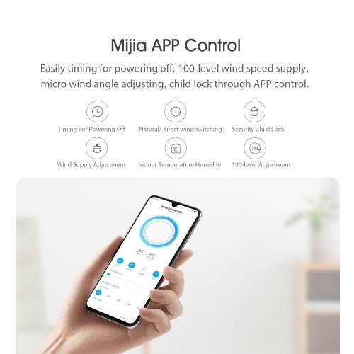 

Smartmi Wireless Standing Fan 3 ZLBPLDS05ZM 100 Level Wind Speed BT Remote + APP Wireless Control Floor Fan Silent 20H Use Home Office Air Cooler Negative Ion Natural Wind 220V