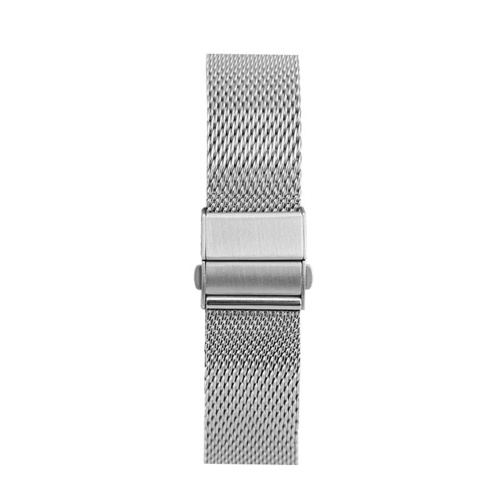 22mm Stainless Steel Watch Bands Quick Release Mesh Strap Replacement Metal Wristband with Folding Buckle Adjustable Bracelet Watchband Compatible with 22mm Smart/Traditional Watch