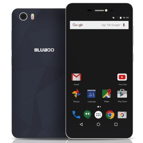 Оригинальный BLUBOO Пикассо 5.0» HD клеток IPS экран 3 g WCDMA смартфон MTK6580 1,3 ГГц Quad-Core 2 ГБ ОЗУ 16 Гб ROM 8.0MP + 8.0MP металлокаркаса 3D дуги Diamond текстуры сотовый телефон Android 5.1 BT4.0 сим карты батарея 2500mAh