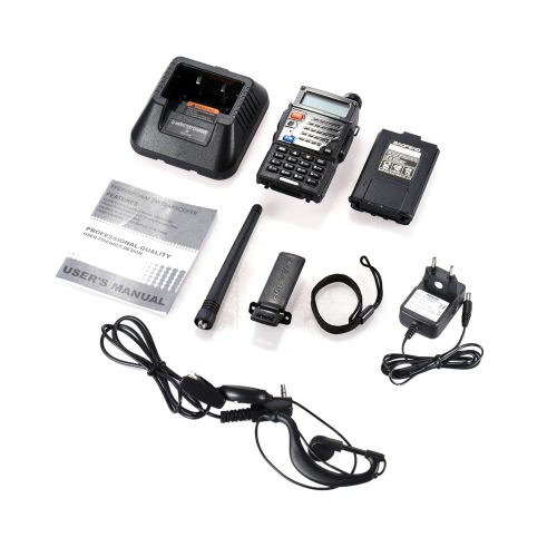 

BAOFENG UV-5RE Interphone Walkie Talkie Two Way Radio FM Transceiver Dual-band DTMF Encoded VOX Alarm LED Flashlight Key Lock