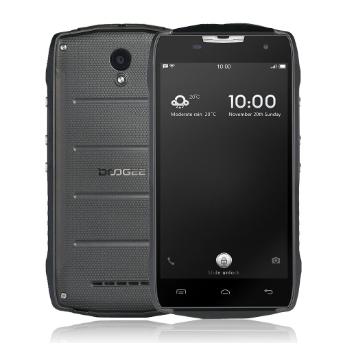 DOOGEE T5S Android 5,0 6,0 pouces HD téléphone 4G IP67 Octa Core 2 Go de RAM + 16GB ROM