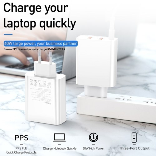 

Baseus PPS Three Output Quick Charger