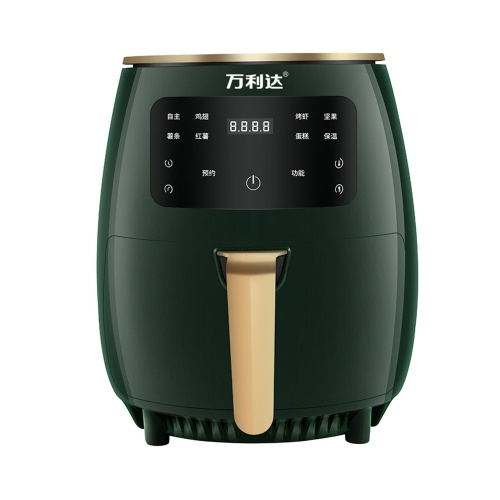 Fritadeira Forno Airfryer 4.75Qt (4.5L) 1200W Grande Fritadeira Elétrica a Ar Fogão Frigideira com controle de temperatura Cesta de fritura antiaderente Recurso de desligamento automático 60min Timer 220V