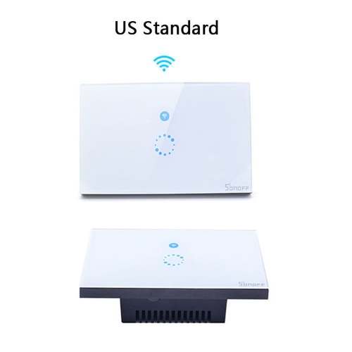 

Sonoff Wall Touch Switch DIY Smart Home Wireless Timing WiFi APP Remote Control