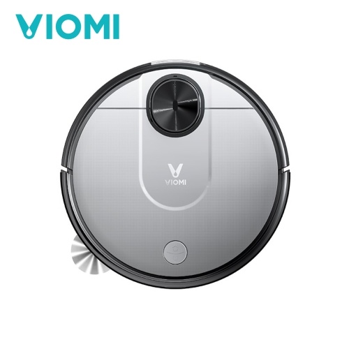 Versión global Xiaomi Viomi V2 Robot Aspirador Navegación con láser Planificación de rutas Limpieza inteligente de pisos Barrido Robot Casa inteligente Control de control Colector de polvo