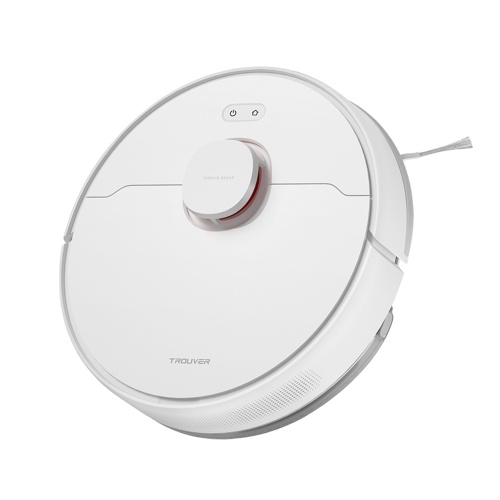 Versão global TROUVER Robot LDS Vacuum-Mop Finder Home Limpador de varredura com esfregão LDS Laser Navigation / Sucção 2000Pa / Predefinição e temporizador / MI Home APP Aspirador de controle remoto para casa inteligente