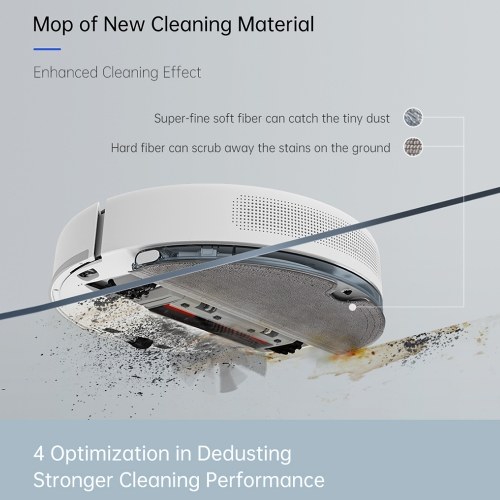 Global Version TROUVER Robot LDS Vacuum-Mop Finder Home Sweeping Mopping Cleaner LDS Laser Navigation/2000Pa Suction/Preset and Timer/MI Home APP Remote Control Vacuum Cleaner for Smart Home
Global Version TROUVER Robot LDS Vacuum-Mop Finder Home Sweeping Mopping Cleaner LDS Laser Navigation/2000Pa Suction/Preset and Timer/MI Home APP Remote Control Vacuum Cleaner for Smart Home