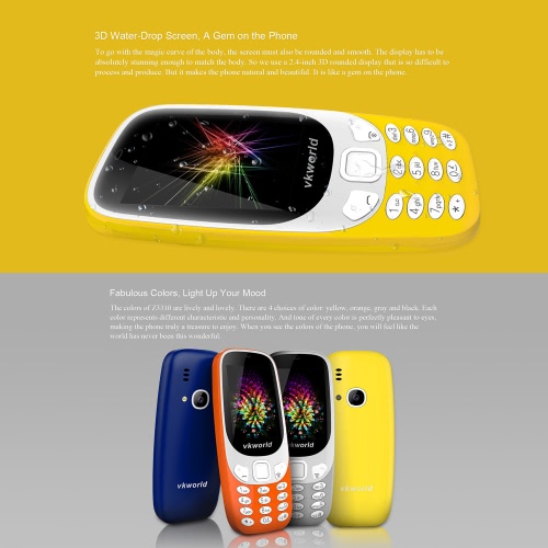 

vkworld Z3310 Feature Phone 2G GSM 6531 2.4 Inches