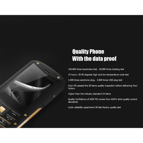 

AGM M2 IP68 2G GSM Feature Unlocked Phone