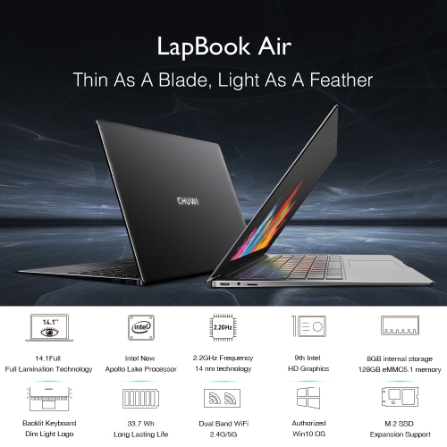 

CHUWI LapBook Air Notebook PC 8GB +128GB