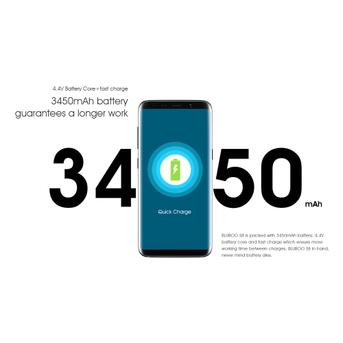 

BLUBOO S8 Mobile Phone 5.7 Inch Bezel-less 18:9 3GB RAM 32GB ROM