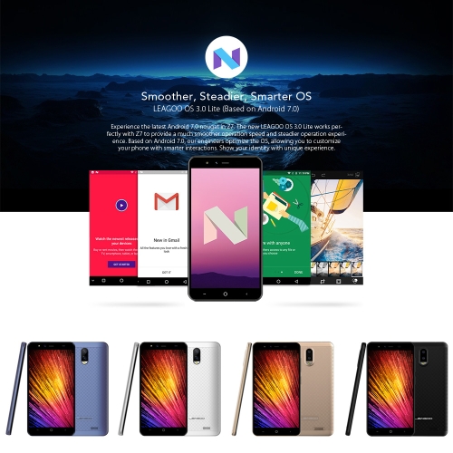 

LEAGOO Z7 4G LTE Mobile Phone 5.0-Inch 1GB+8GB