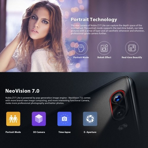 

Nubia Z17 Lite 5.5 Inch 4G Smartphone 6GB 64GB [Global Version]