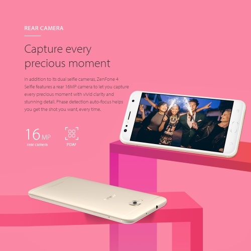 

Global Version Zenfone 4 Selifie ZD553KL 4G Fingerprint Unlocked Smartphone