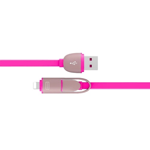 

Apple Android Two-in-one Data Line 1m Выдвижной кабель для передачи данных