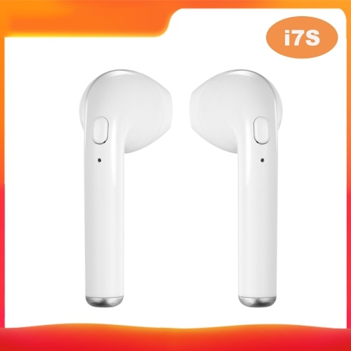 i7S Fones de ouvido sem fio BT Fones de ouvido Mini fones de ouvido estéreo intra-auriculares Fones de ouvido com microfone Suporte para viva-voz