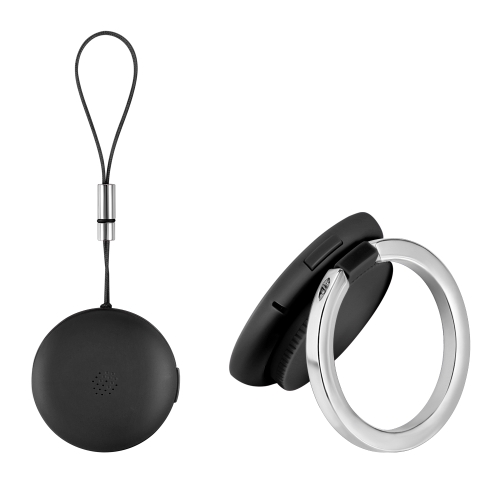 

Ring Holder & Selfie Remote Shutter Anti-lost 360-degree Rotable Phone Stand BT Wireless Selfie Shutter for Smartphone and Tablet