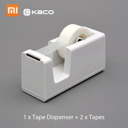 Xiaomi Kaco LEMO Tape Dispenser with 2 Rolls Tapes Tape Cutter Set Tape Holder Stationery Supplies for Office School Home