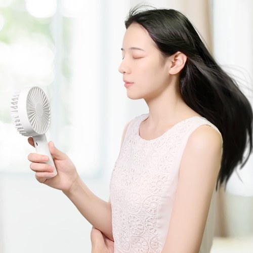 

Qualitell Fan Portable Handheld Fan Rechargeable Micro USB Port Handy Small Mini Fan For Walking Taking Bus Summer Travelling From Xiaomi Youpin