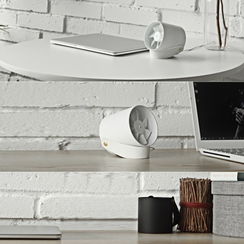 

VH Portable Mini Smart USB Fan Dual-motor Electronics Fans Metal Body Flap Low Noise for Power Bank Notebook PC Laptop Computer USB Port Devices From Xiaomi Youpin